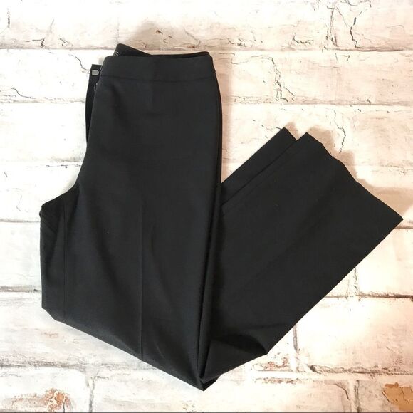Lafayette 148 NY black dress pants Petite 10 - Picture 1 of 6